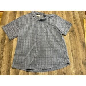 Weatherproof Shirt, Men's Size XXL, Blue White, Button Up, Vintage, Performance